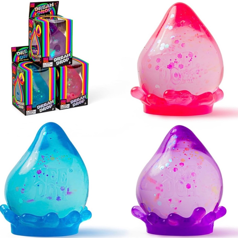 NeeDoh Dream Drop Glitter - Purple